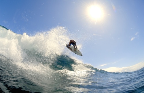 photo surf watershot air soleil
